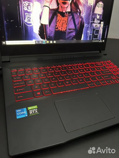 Игровой ноутбук MSI katana i5-11400H/RTX3060 6GB