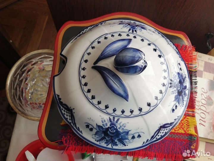 Супница. Старая гжель из СССР