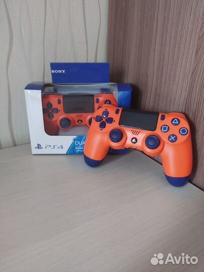 Джойстик PS4 оранжевый (новый)