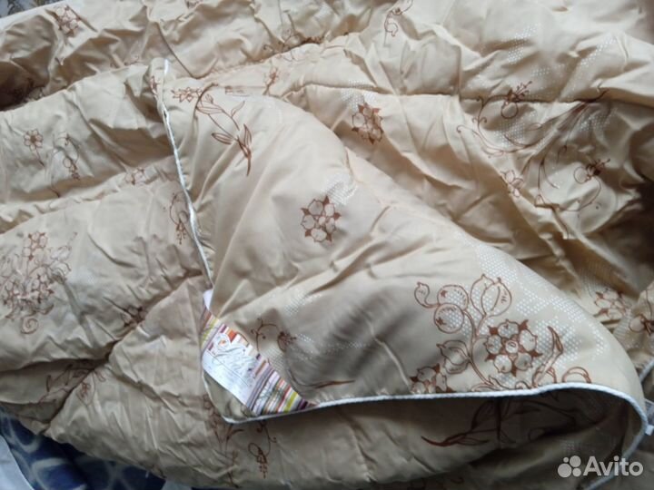 Одеяло овечья шерсть 2х-спальное 172х205