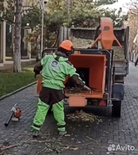 Измельчение веток
