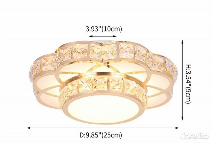 Люстра потолочная светодиодная новая