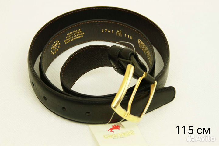 Ремень из натуральной кожи, Италия