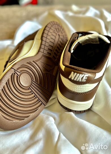 Nike Dunk low cacao wow кроссовки кожа