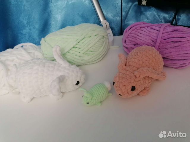 Вязаные кролики