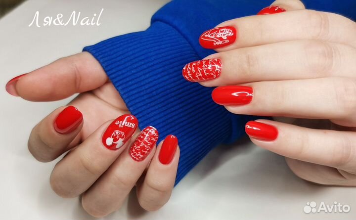 Маникюр, наращивание, укрепление