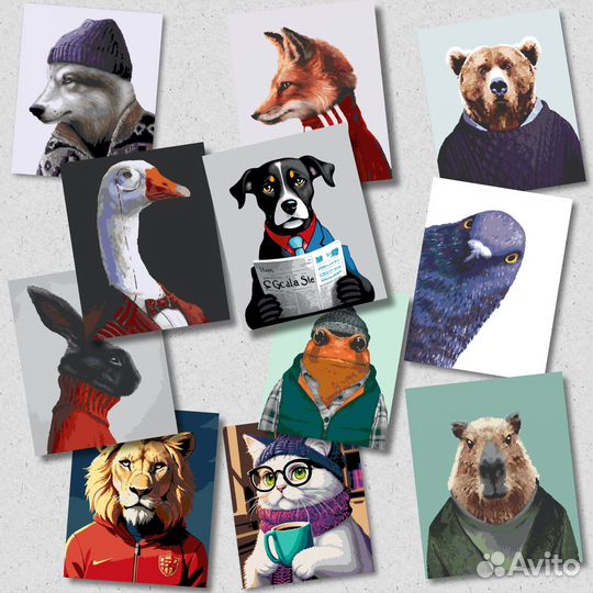 Готовая картина по номерам