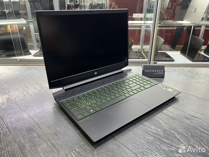 Новый игровой HP Pavilion 15 R5/8Gb/512GB/RTX3050