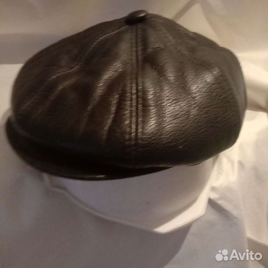 Кепка меховая натуральная кожа с ушками р58 ц2000