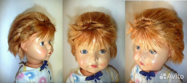 Кукла времен СССР игрушка старинная 48 см