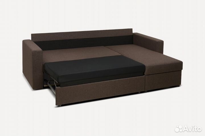 Диван угловой Порту Textile Brown