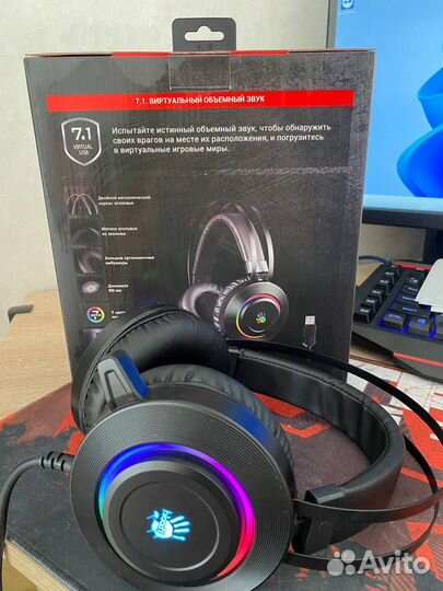 Проводная гарнитура A4Tech Bloody G521