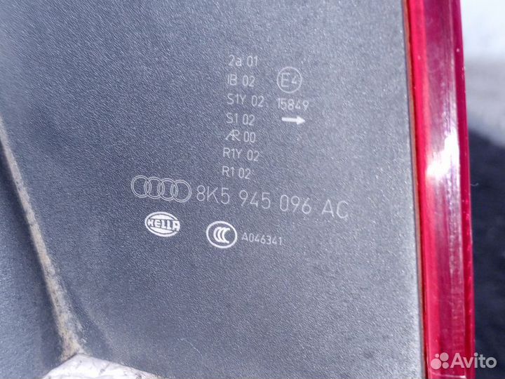 Фонарь задний наружный правый Audi A4