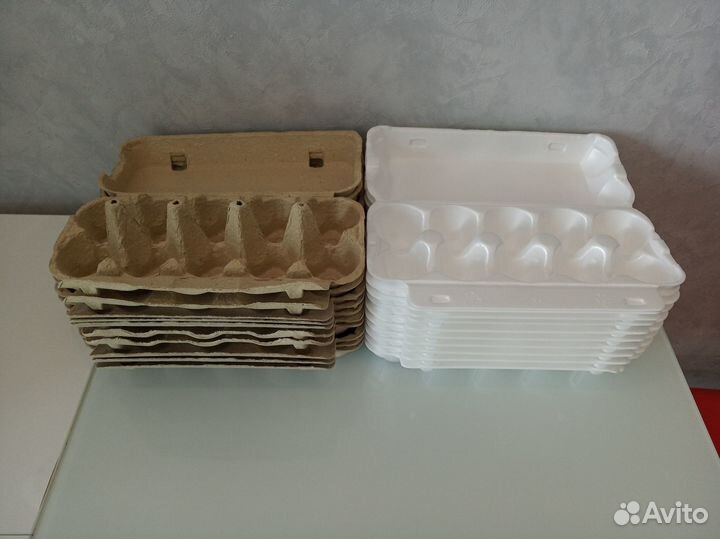 Ячейки лотки упаковка для яиц на 10 шт. -50 шт