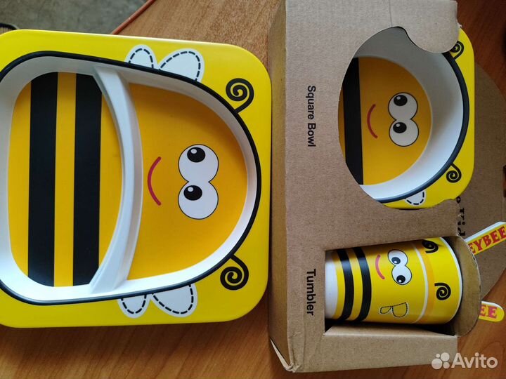 Набор посуды из бамбука