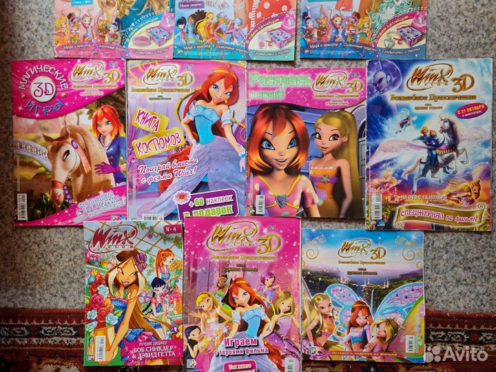 Журналы Winks + плакат