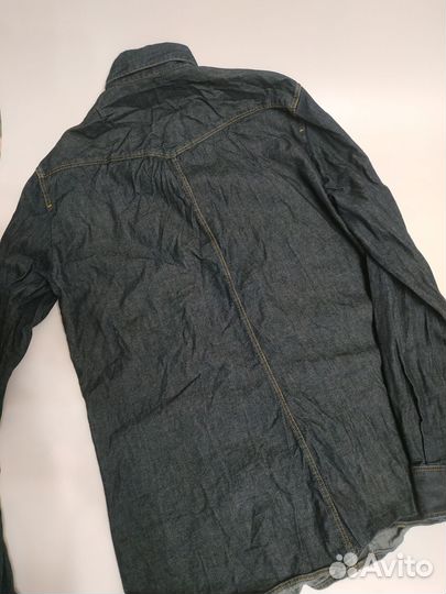 Рубашка мужская джинсовая размер 50