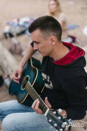 Душевный гитарист-певец / музыкант на дом
