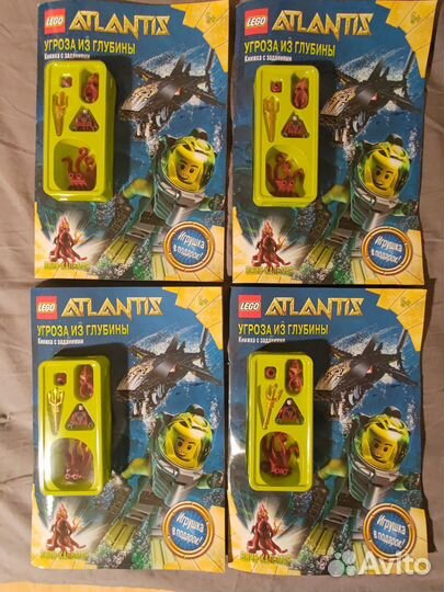 Журнал Lego Atlantis с фигуркой ALT007