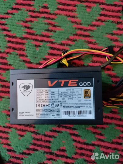 Блок питания 600w cougar