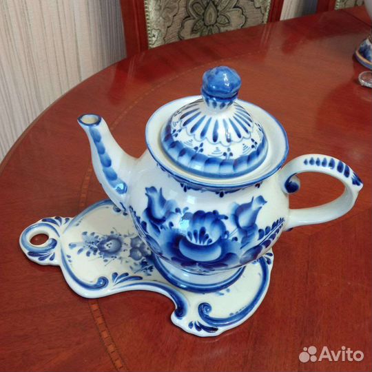 Заварочный чайник гжель