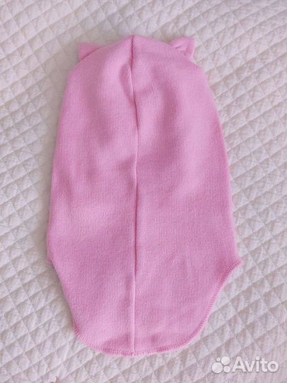 Шапка шлем для девочки