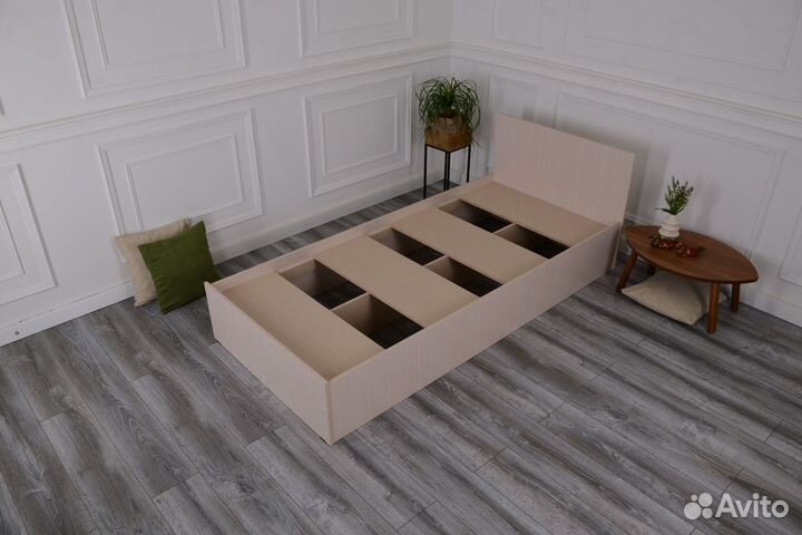 Кровать односпальная с матрасом 80х200 Милена