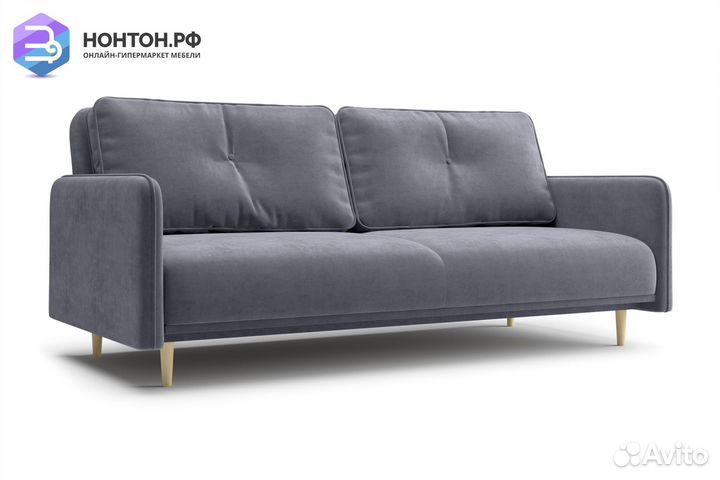 Диван книжка Эстет темно-серый