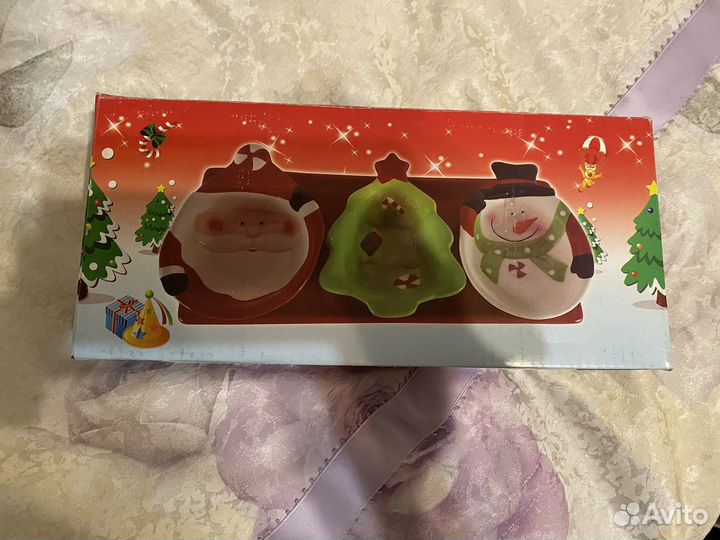 Новогодний набор посуды