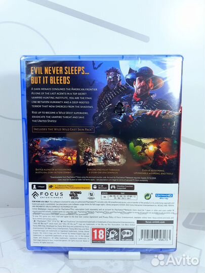 Диск для PS5 Evil West (рус) Новый