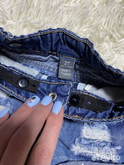 Джинсовые шорты для девочки 92 размер