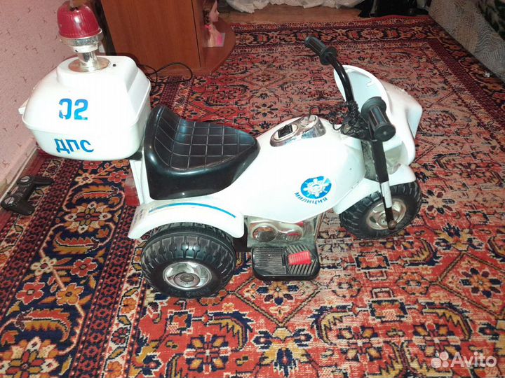 Детский мотоцикл на аккумуляторе