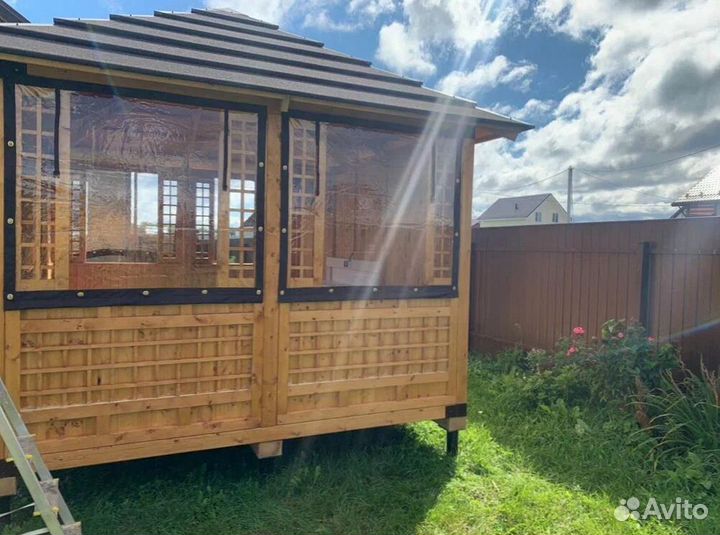 Мягкие окна для беседок