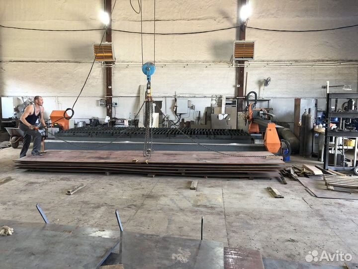 Плазменная резка металла на станке чпу