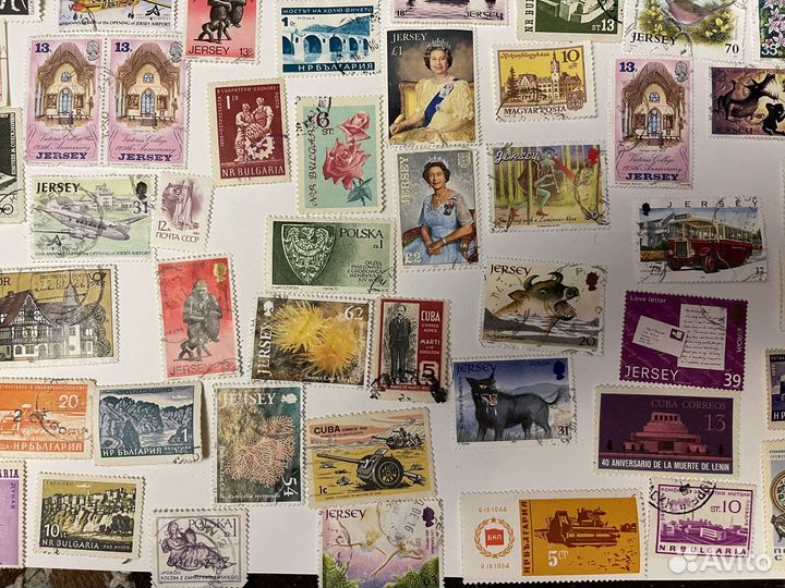 Старинная коллекция марок лот 1