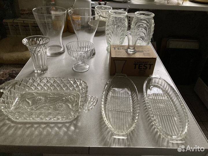 Ваза, рюмка, бокал