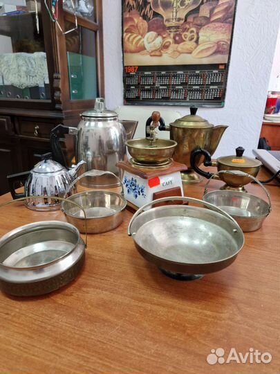 Чайник, кофейник, вазочки