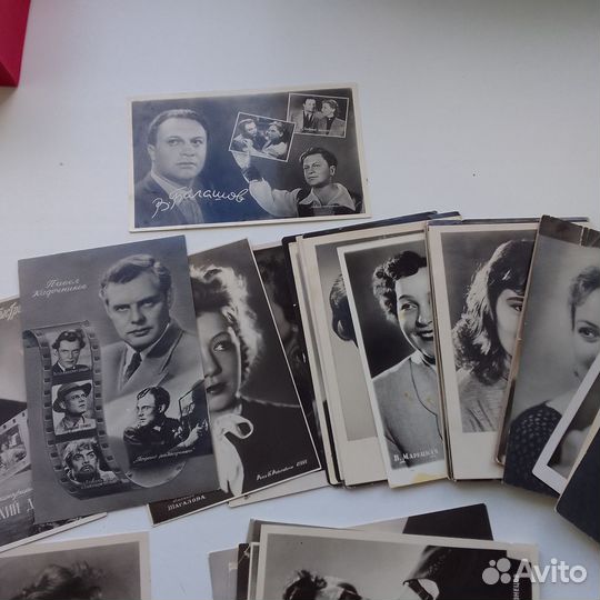 Фото открытка артисты ссср.Клара Лучко и др