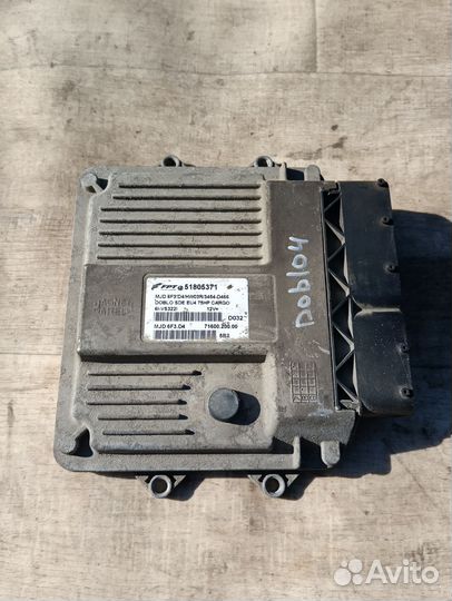 Блок управления двигателем Фиат Добло 1.3 дизель