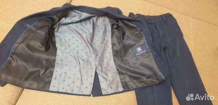 Школьный костюм для мальчика 122 синий