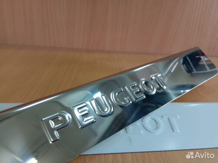 Накладки на пороги Peugeot Boxer (нержавейка)