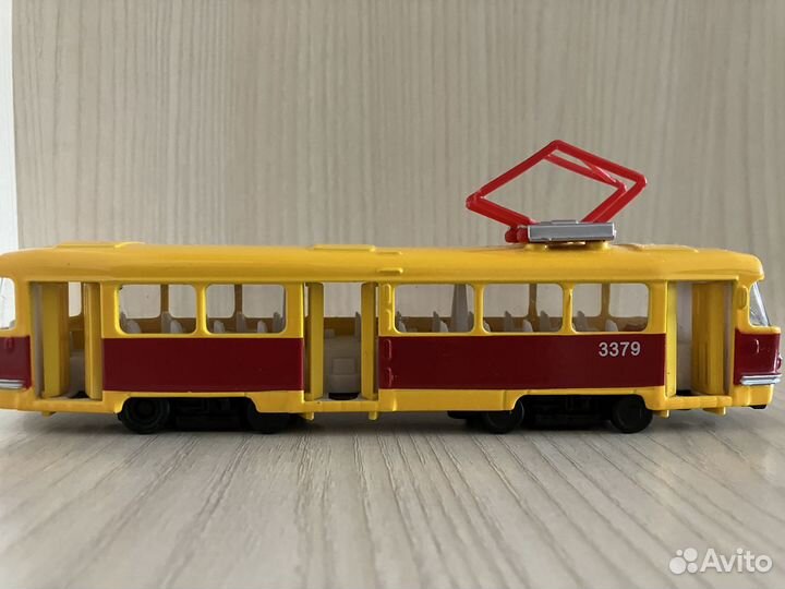 Поезд технопарк трамвай игрушка