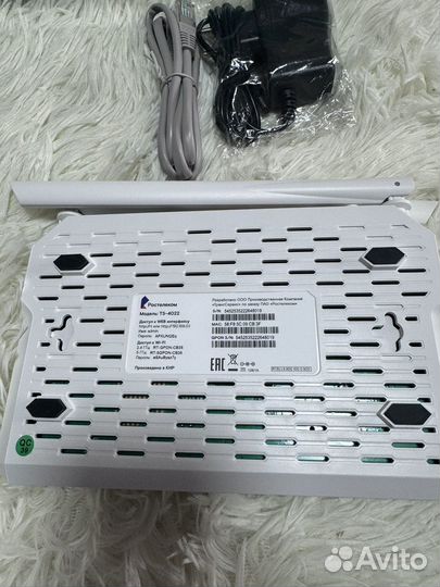 Оптический интернет терминал TS-4022 Ростелеком