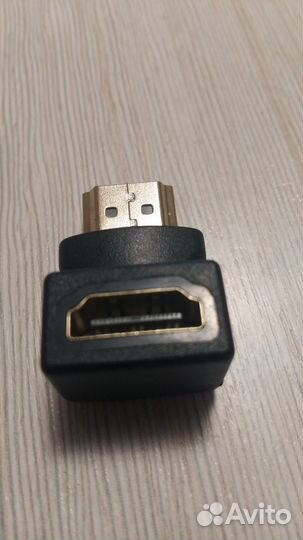 Адаптер (Переходник) hdmi-M на hdmi-F (угловой)