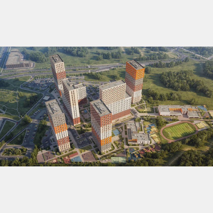 Квартира-студия, 33,3 м², 17/24 эт.