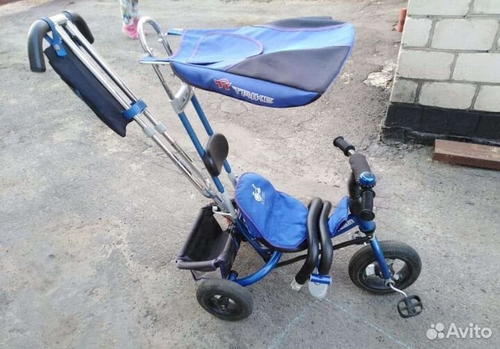 Детский велосипед с ручкой