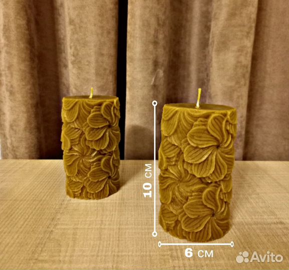 Свечи восковые ручной работы