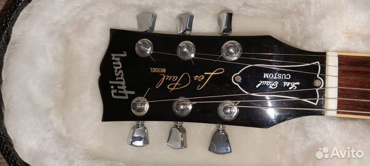 Гитара коллек Gibson Les Paul custom top gold