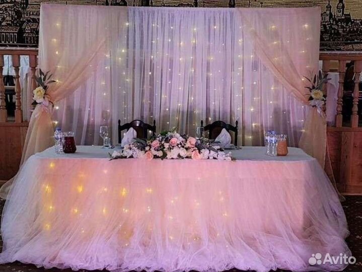 Свадебное оформление президиума