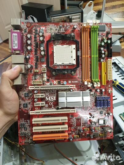 Материнская плата am2 msi primary (x16/x8)
